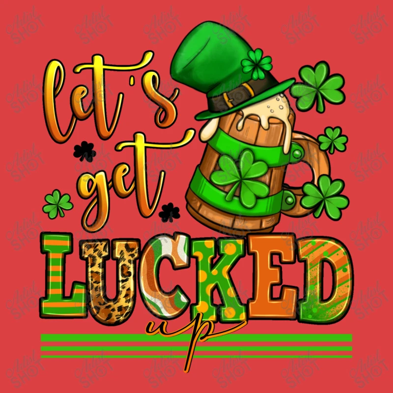Lets Get Lucked Up St Patricks Tank Top - Image 5