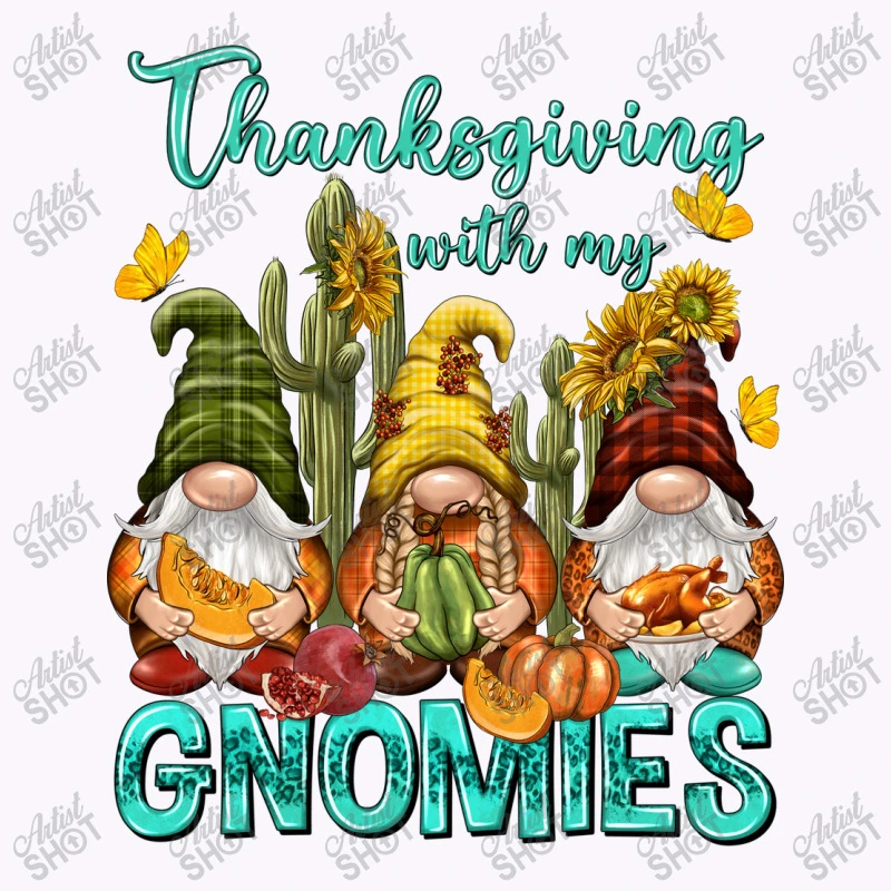 Thanksgiving With My Gnomes Tank Top - Image 5