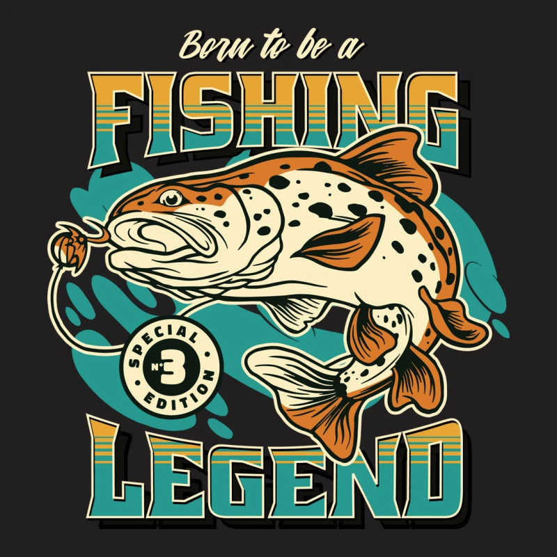 Vintage Fishing Legend T-Shirt - Image 5