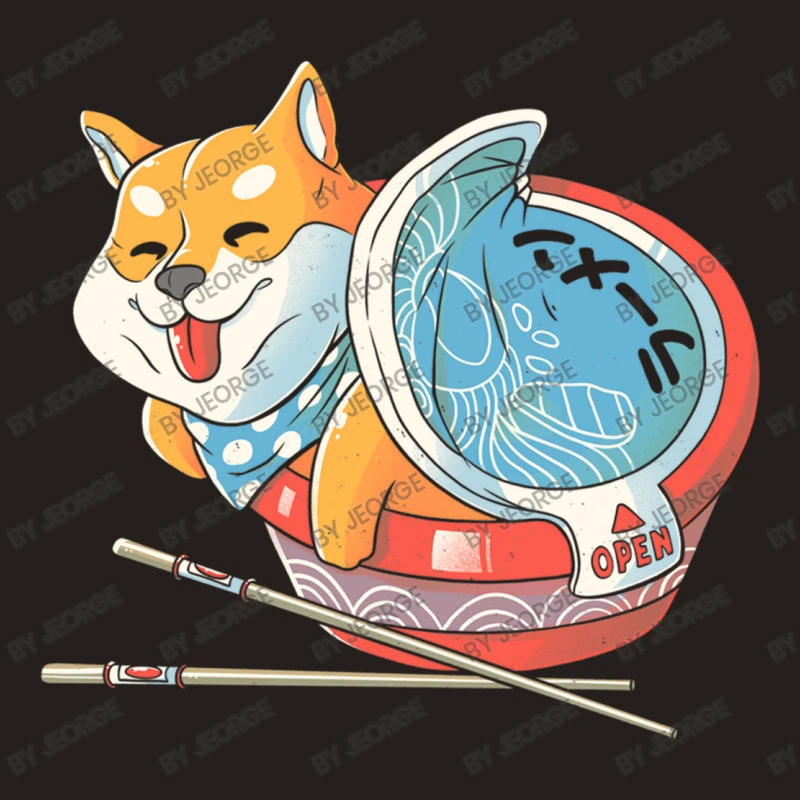 Shiba Dog Ramen Japanese Manga Tank Top - Image 5