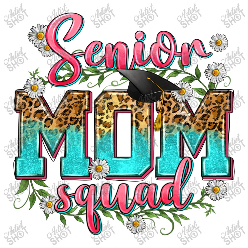 Senior Mom Squad Unisex Hoodie - Image 5