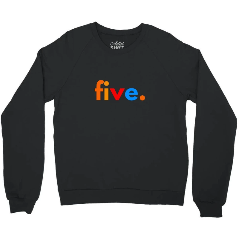 5 Year Old Boys Birthday Crewneck Sweatshirt - Image 3
