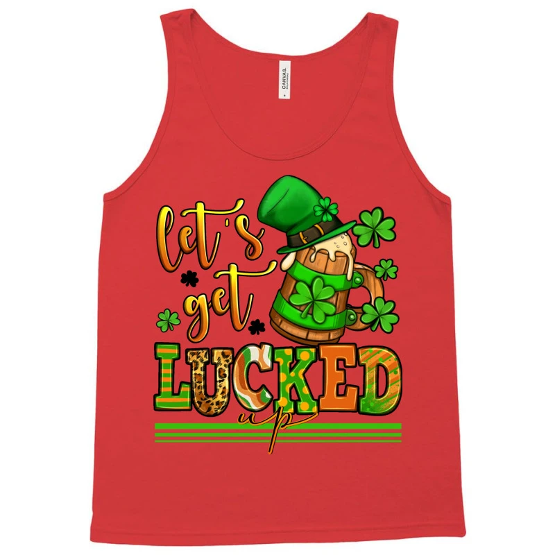 Lets Get Lucked Up St Patricks Tank Top - Image 3