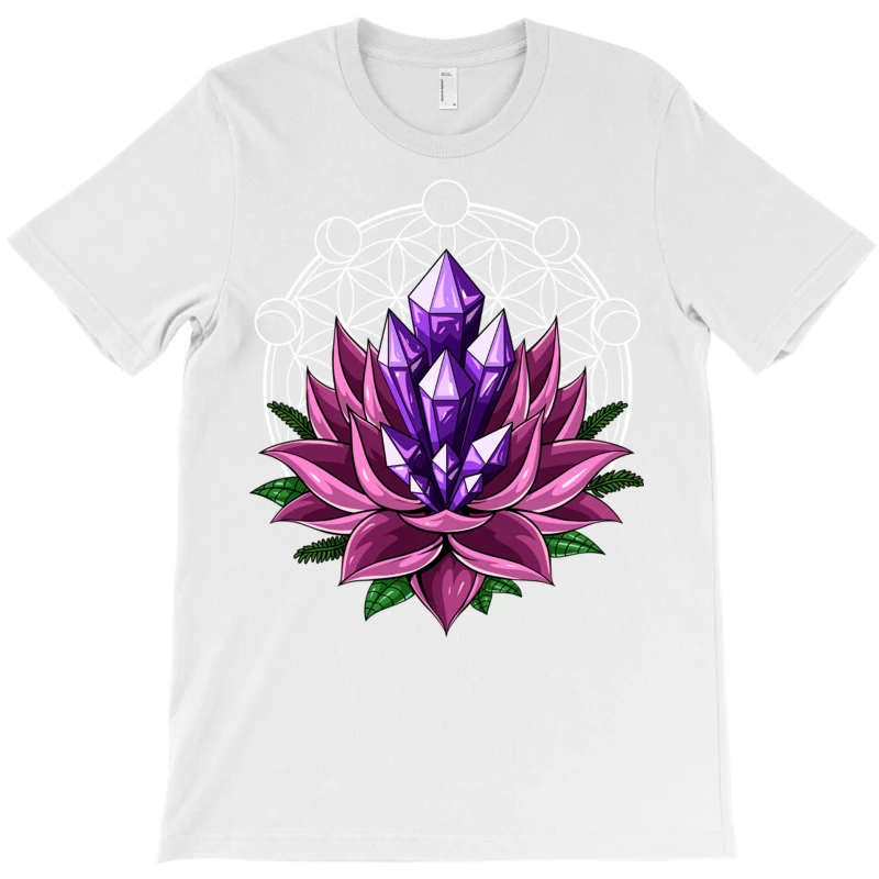 Lotus Flower Of Life T-Shirt - Image 3