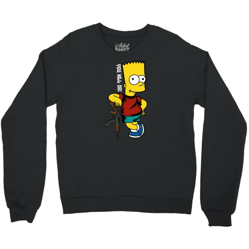 Simpons Ilustrasion My Style Crewneck Sweatshirt - Image 3