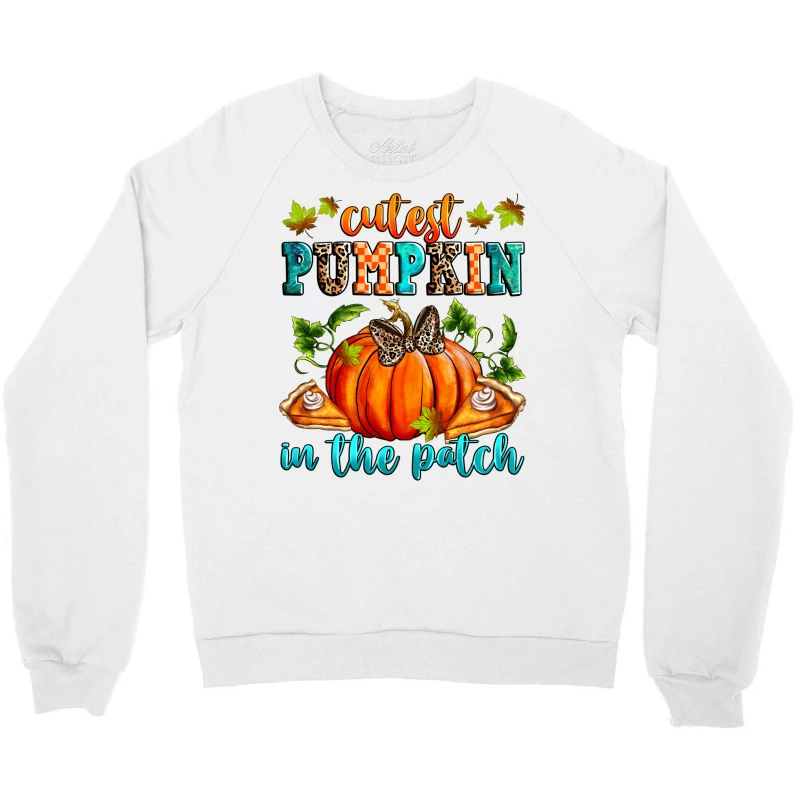 Cutest Pumpkin In The Patch Crewneck Sweatshirt - Image 3