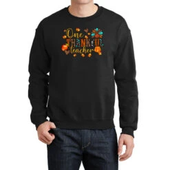 One Thankful Teacher Crewneck Sweatshirt
