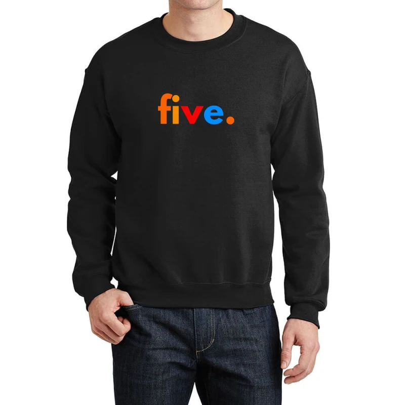 5 Year Old Boys Birthday Crewneck Sweatshirt