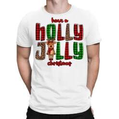 Have A Holly Jolly Christmas Reindeer T-Shirt