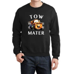 Cars Tow Mater Finish Graphic Crewneck Sweatshirt