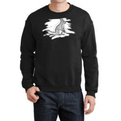 Squirrel Animal Rodent Chipmunk Nuts (2) Crewneck Sweatshirt