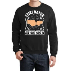 Stepfather Dad Gift For Fathers Day Family (11) Crewneck Sweatshirt