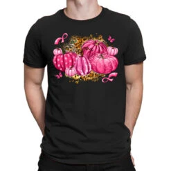 Breast Cancer Awareness Pink Pumpkins T-Shirt