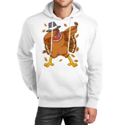 Dabbing Turkey Thanksgiving Day Funny Pilgrim Dab Unisex Hoodie