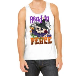 Read In Peace Halloween Tank Top