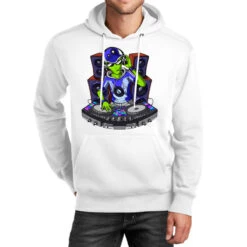 Alien Music Dj Unisex Hoodie