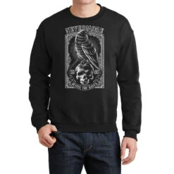 Edgar Allen Poe The Raven Nevermore Crewneck Sweatshirt