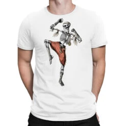 Skeleton Muay Thai Fighter T-Shirt