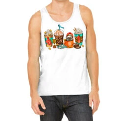 American Football Coffee Cups Tank Top