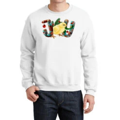Christmas Joy With Chick Crewneck Sweatshirt