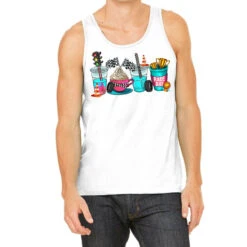 Race Day Coffe Cup Tank Top