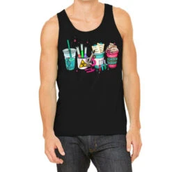 Science Teacher Coffee Cups Tank Top