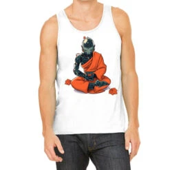 Meditation Robot Monk Tank Top