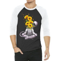 Meditation Astronaut Spring 3/4 Sleeve Shirt