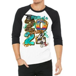 2024 Graduate Leopard 3/4 Sleeve Shirt