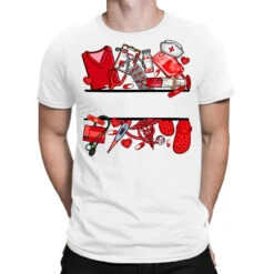 Personalized Red Nurse T-Shirt