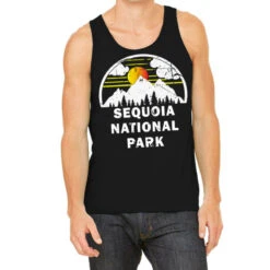 Vintage Mountain Sequoia National Park California Tank Top