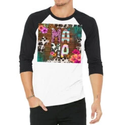 Western Mama Floral 3/4 Sleeve Shirt