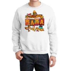 Mama Cita Cinco De Mayo Crewneck Sweatshirt