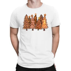 Melanin Christmas Trees With Lights T-Shirt