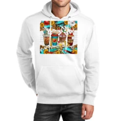 Teacher Coffee Cups Unisex Hoodie